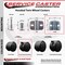 Service Caster 2'' Nylon Twin Wheel Caster with Brake and Corner Mount Bracket , 4PK SCC-GR02S50-NYS-B-716-4-CB90-4 - alternate 2